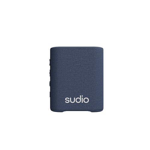 Sudio 【新品上市】Sudio S2 迷你攜帶式藍牙喇叭-藍 (可串聯)