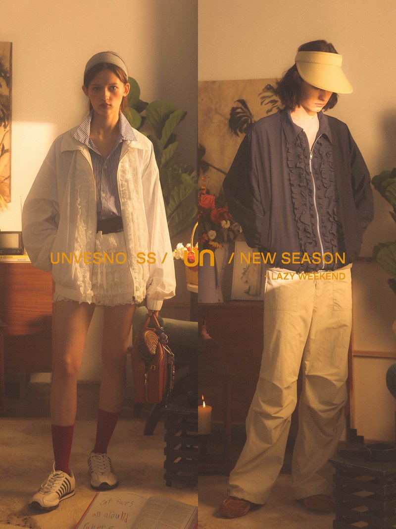 【防曬】Unvesno(UN)浪漫巴黎UPF50+花邊打折設計透氣輕薄防曬服 - 男夾克/外套 - 其他材質 