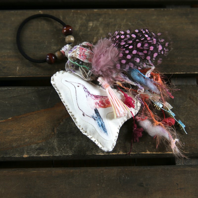 birdゴム飾り - 髮飾 - 其他材質 粉紅色