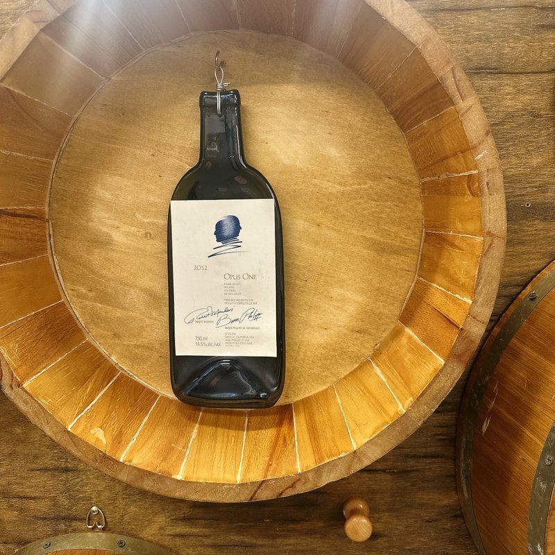 OPUS ONE 2012 California Napa First Movement Red Wine Bottle Commemorative Ornament - ตกแต่งผนัง - แก้ว 