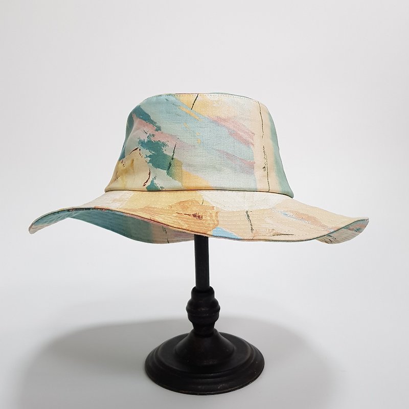 French romantic wave cap oil painting art style # romantic # sunshade # travel - Hats & Caps - Cotton & Hemp Multicolor