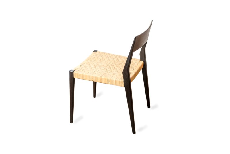 Iron knife wood dining chair - Chairs & Sofas - Wood 