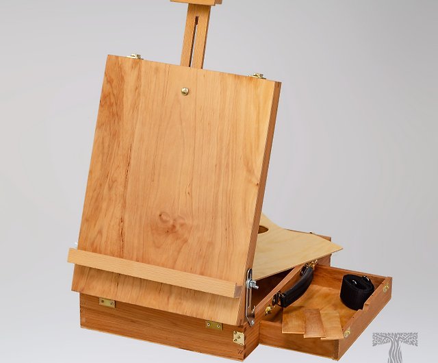 Classic wooden Easel for painting,portable easel, Pochade box IMPainter  Tart 104 - Shop IMartCentre Wood, Bamboo & Paper - Pinkoi