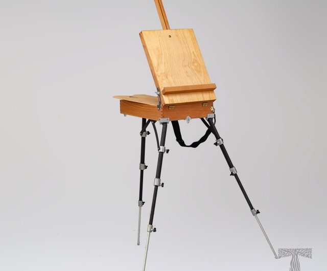 Classic wooden Easel for painting,portable easel, Pochade box IMPainter  Tart 104 - Shop IMartCentre Wood, Bamboo & Paper - Pinkoi