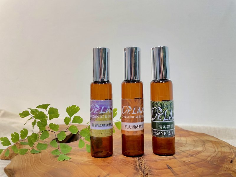 Orlax flower fragrance-compound essential oil roller bottle (plus jade scraping board) - Fragrances - Essential Oils Multicolor