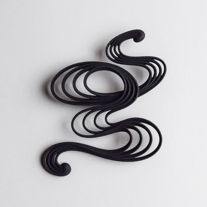 minamo brooch black - Brooches - Plastic Black