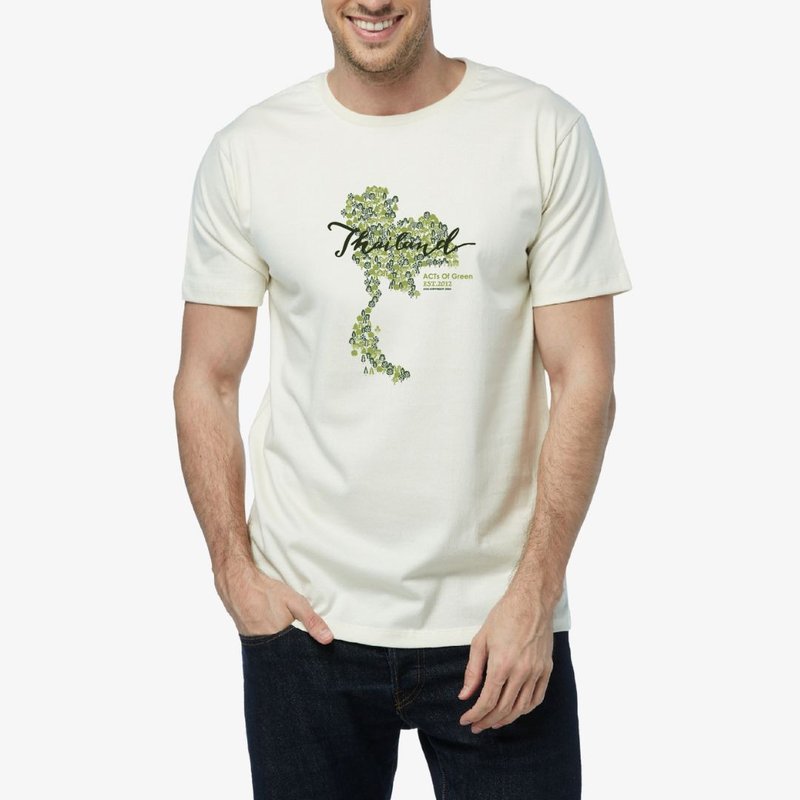 Adult T-shirt : Thailand's map  (4 colors) - Men's T-Shirts & Tops - Cotton & Hemp 