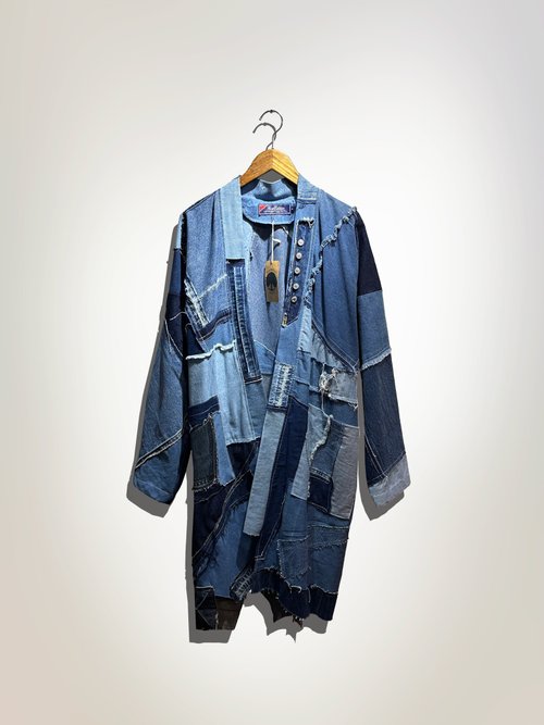 ジャケット・アウター ANREALAGE 24SS PANEL PATCHWORK LONG MA-1 ORDER MADE PATCHWORK MA-1｜ANREALAGE OFFICIAL ONLINE SHOP