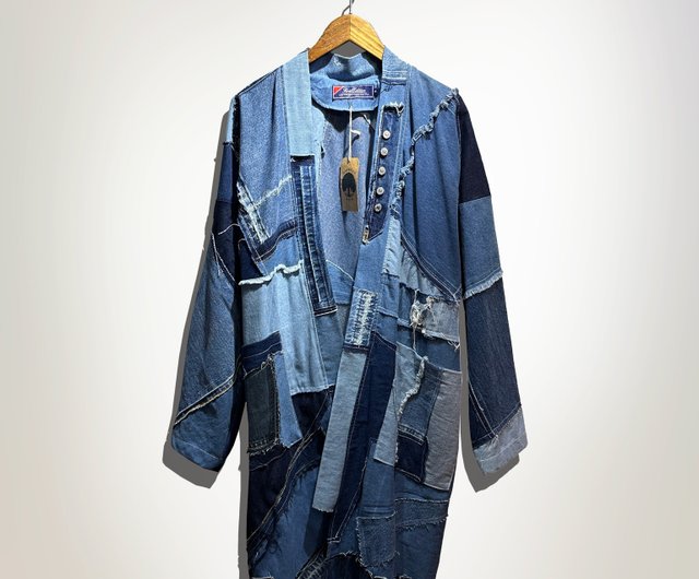 ベルトあり！】アメリヴィンテージ デニムロングジャケット ウエスト