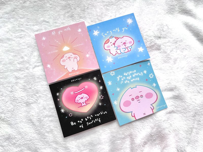 [Ready Stock] Dolphin TunTun | Sentence Cards | Positive Energy | Stationery Control | Hong Kong Original - Cards & Postcards - Paper 