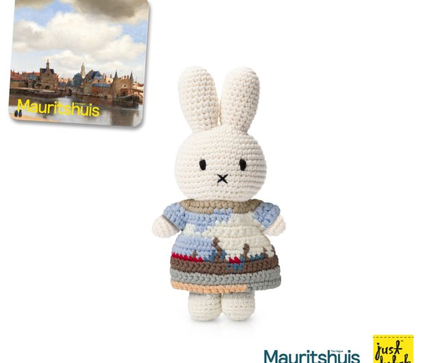 just dutch ミッフィー　あみぐるみ　オランダ　デルフト陶器風 オランダ Just Dutch | ミッフィー編みぐるみとデルフト風景の