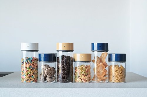 公眾假期Ph. 一鍵智能抽真空保鮮罐 零食防潮玻璃罐