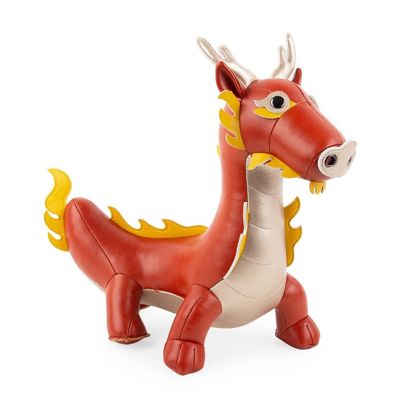 Zuny - Dragon - Doorstop - ของวางตกแต่ง - หนังเทียม หลากหลายสี