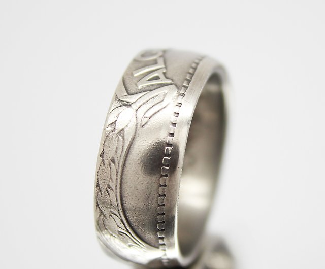 sterling silver handmade ring 1950 Silver Quarter Coin Ring Sizes  5-10 