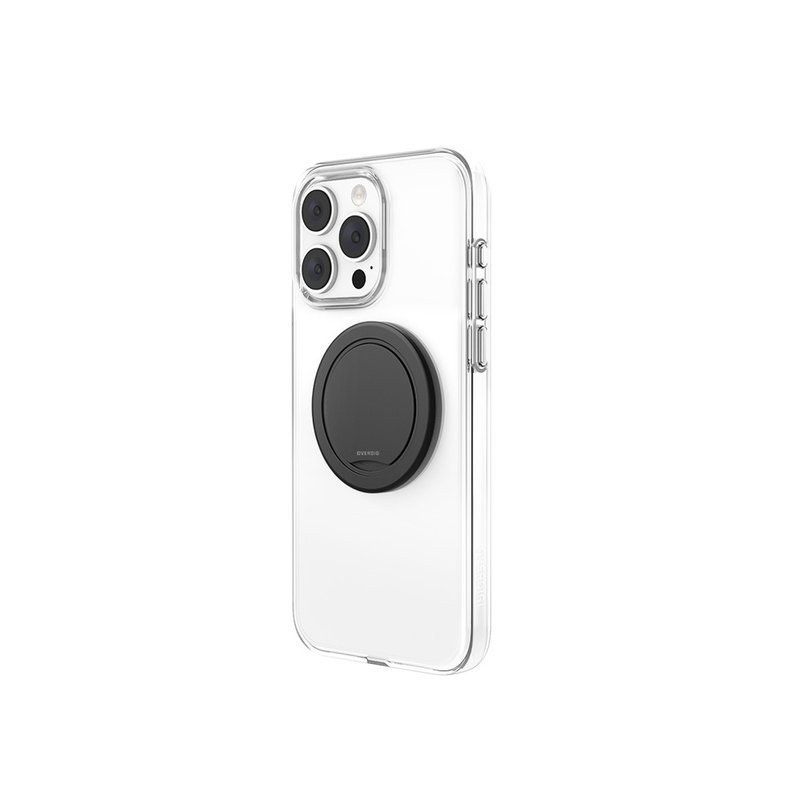 OVERDIGI MagFlip Dual Magnetic Slim Mobile Phone Holder-Black/White - Phone Accessories - Plastic 