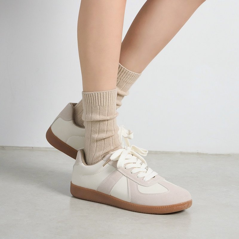 【FOOTER】Light Mellow坑條羊毛襪 (女-W193M) - 襪子 - 羊毛 多色