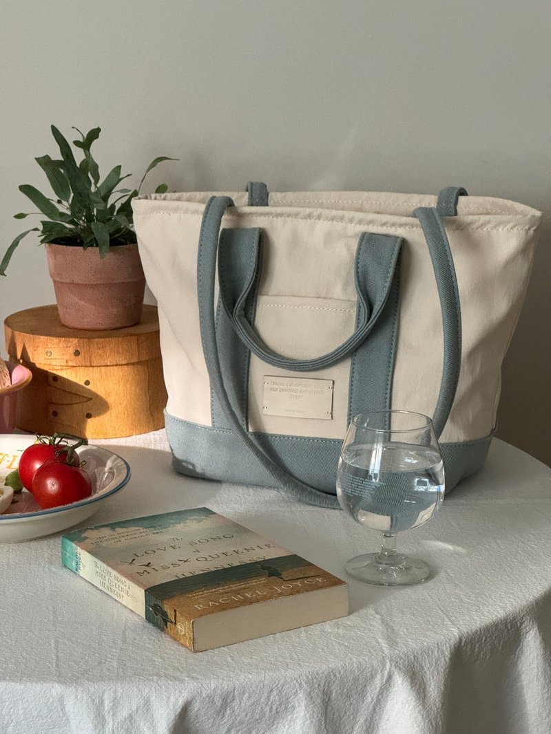 The Ally from Korea | CHLOE BAG | Mint | 2ways Handbag Shoulder bag - Handbags & Totes - Cotton & Hemp Green