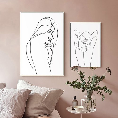 森活小飾Lifedecor 線鎖 掛畫 藝術系列 臺灣製造 兩個工作天快速出貨