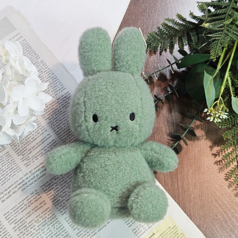 BON TON TOYS Miffy Rabbit ECO Cotton Stuffed Doll-Pistachio - ตุ๊กตา - เส้นใยสังเคราะห์ สีเขียว