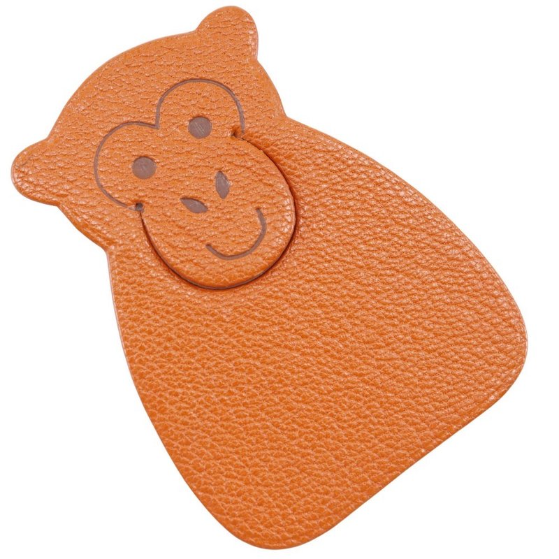 【日本直送】エルメス HERMES ピカブック 猿 その他小物 ブックマーク シェーブル ポティロン オレンジ ユニセックス【中古】 - 其他 - 真皮 橘色