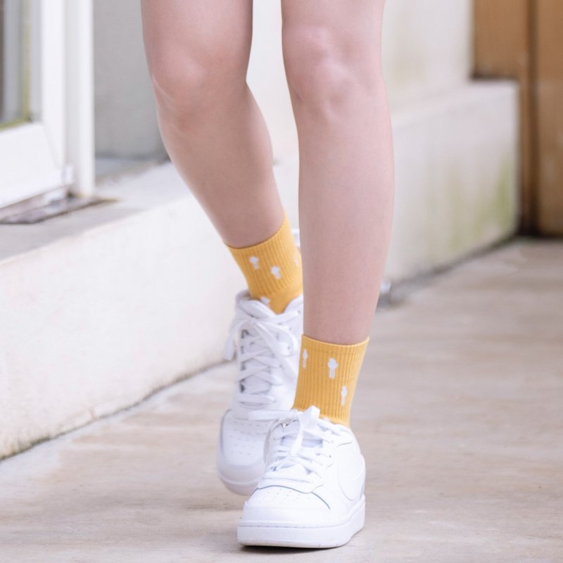 【7TH ORIGINAL STOCKINGS】2 pairs a set ‧ Knee High Stockings ‧ Flex Comfy - Socks - Cotton & Hemp 