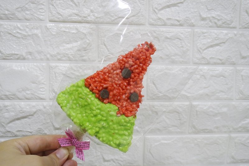 【Watermelon Rice Fragrance】 ❥mi Lollipop Glazed - บะหมี่ - อาหารสด สีแดง