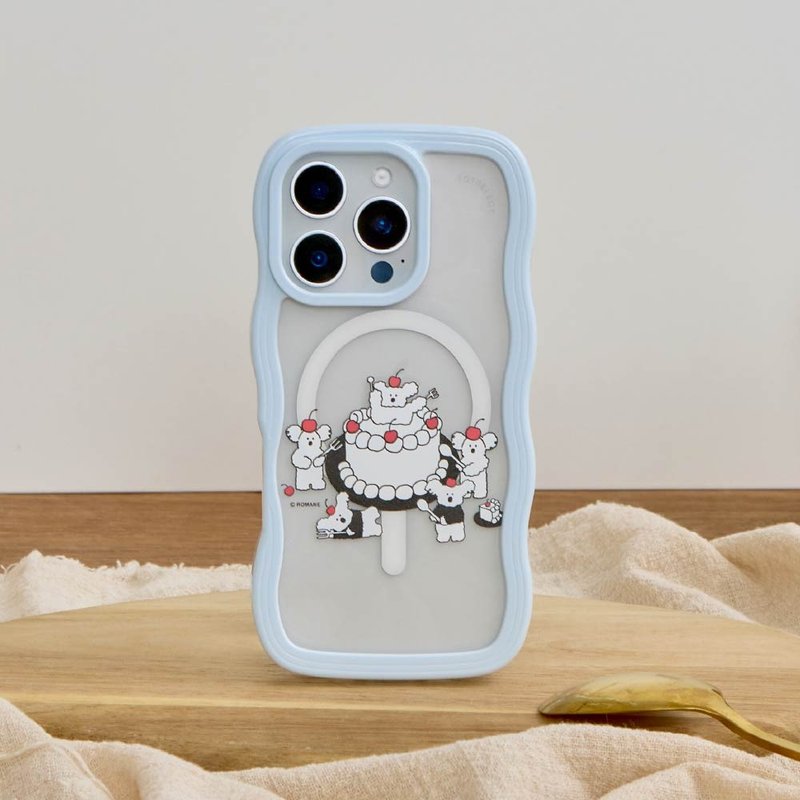 早午餐兄弟Little Coco櫻桃蛋糕雲朵波波MagSafe iPhone手機殼 - 手機殼/手機套 - 塑膠 多色