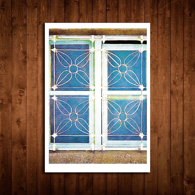 Old House Color – Iron Window Postcard – 60 - Cards & Postcards - Paper 