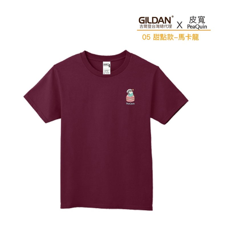 Gildan X Leather Wide Joint Asian Standard Combed Thick Neutral T-Shirt 05 Macaron - เสื้อยืดผู้ชาย - ผ้าฝ้าย/ผ้าลินิน 