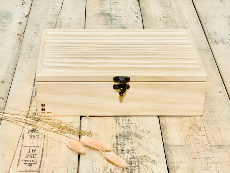 Minimalist Solid Wood Lid Wooden Box No. 2【 30 x19 x8.6 】- Wooden Series - Storage - Wood 