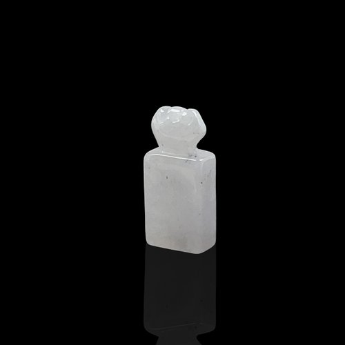 瓔珞珠寶盒 E.L.Jewelry Box 【願‧事事如意】冰種翡翠如意玉印章 | 天然緬甸玉翡翠A貨 |送禮