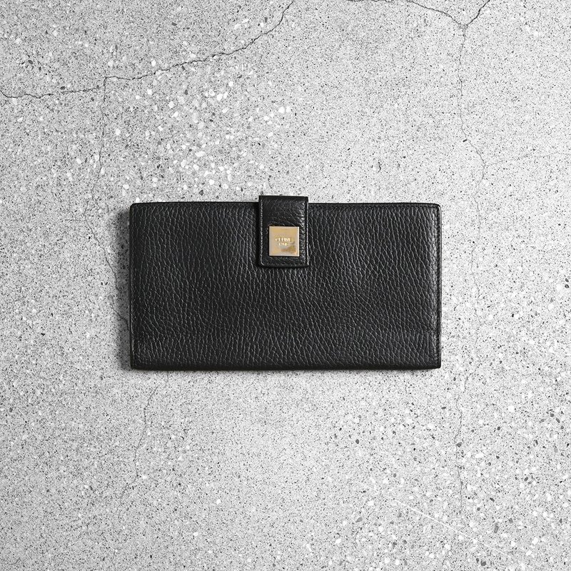 CELINE 古董長夾 / 古董皮夾、古董錢包、古董精品、二手精品 - 錢包/皮夾/長短夾 - 真皮 黑色