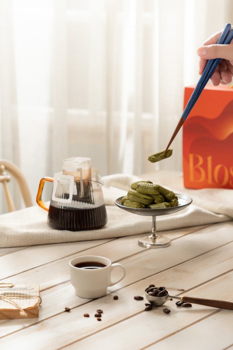 【Early Bird Pre-order】【Spring Blossom】Baozhong Tea Crisp Coffee Gift Box | Soaked Coffee - Spring Harmony - กาแฟ - อาหารสด สีแดง