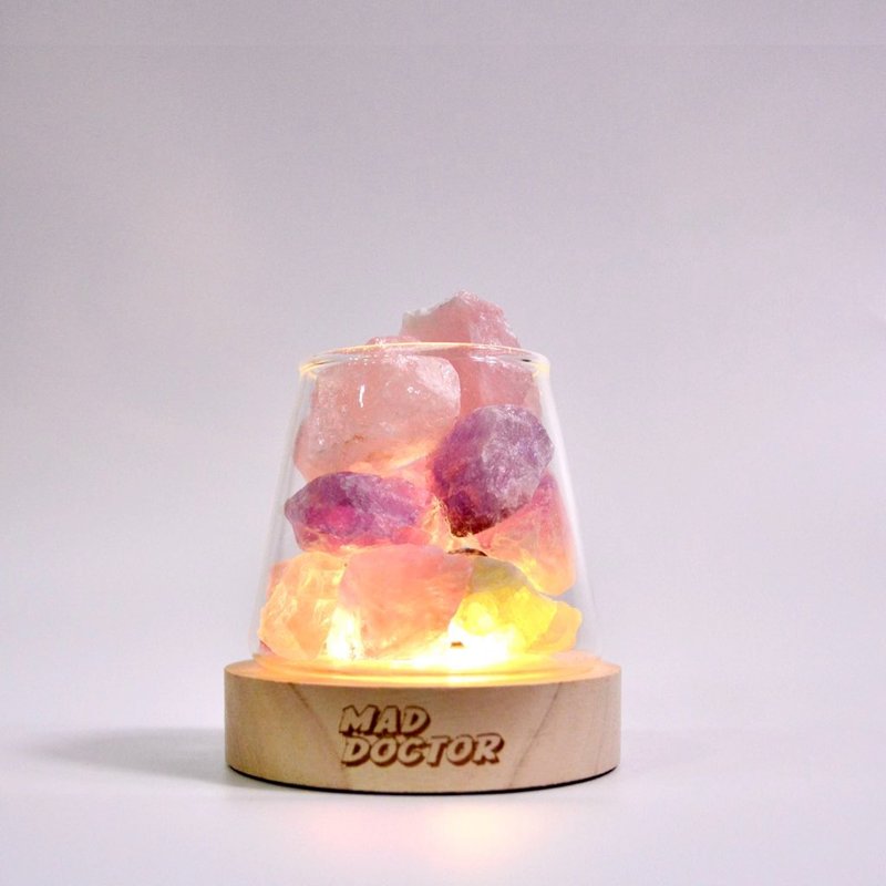 【Montagne】White Quartz X Pink Quartz X Amethyst | Crystal Diffuser Set - น้ำหอม - คริสตัล สึชมพู