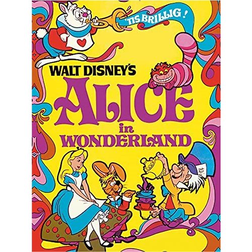 Dope 私貨 【迪士尼】1974 愛麗絲夢遊仙境 60x80 複製畫