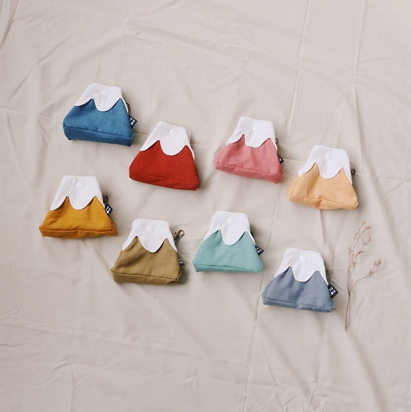 Mount Fuji coin purse/eight colors - Coin Purses - Cotton & Hemp Multicolor