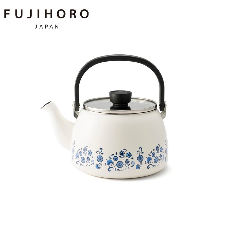 [Official direct sales] Memories retro series enamel kettle 2.5L - replica small blue flower - กระติกน้ำ - วัตถุเคลือบ 