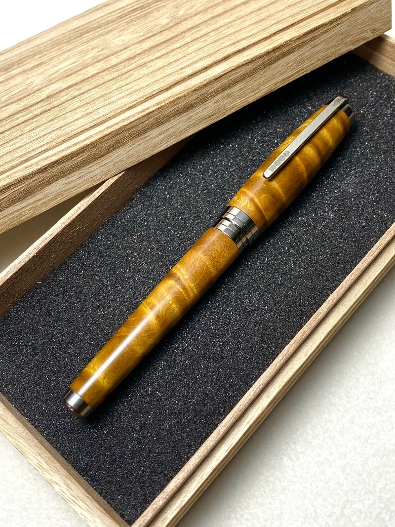 3952老山羊-X888 金絲楠木 高清高亮版 書法鈦尖鋼筆 - 鋼筆 - 其他材質 
