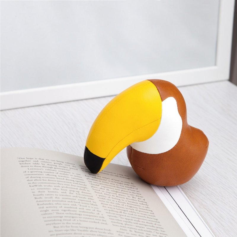 Zuny - Toucan Toco - Paperweight - ของวางตกแต่ง - หนังเทียม หลากหลายสี