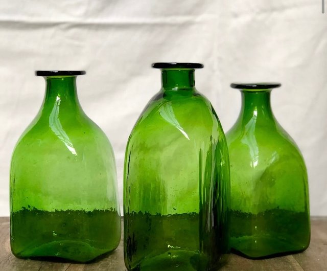 フランス La Soufflerie ガラスボトル/ガラス/花瓶/フラワーベース