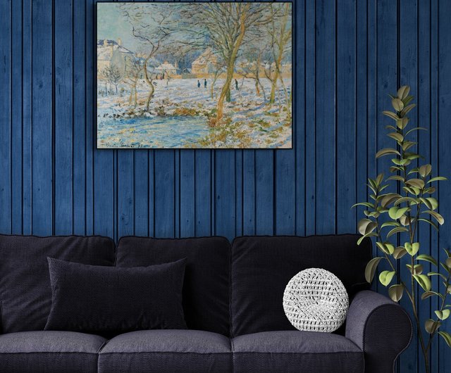 モネ　ジヴェルニー　絵画　キャンバス　アート　A4サイズ　インテリア モネ ジヴェルニー 絵画 キャンバス アート A4サイズ インテリア モネ