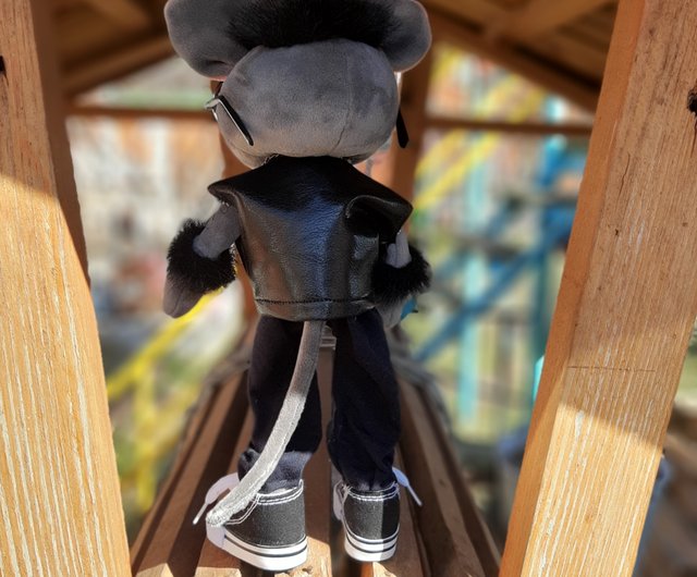 ねずみ、ぬいぐるみ、インテリア、お部屋の飾りに。クリスマスのギフト