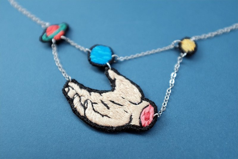 by.dorisliu -Power of Universe necklace - Necklaces - Thread Multicolor