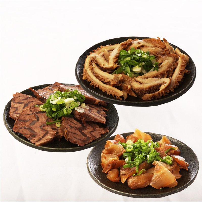 【林東芳】牛三寶(牛腱+牛筋+牛肚)(任選1/2/4/6包) - 料理包/調理包 - 其他材質 