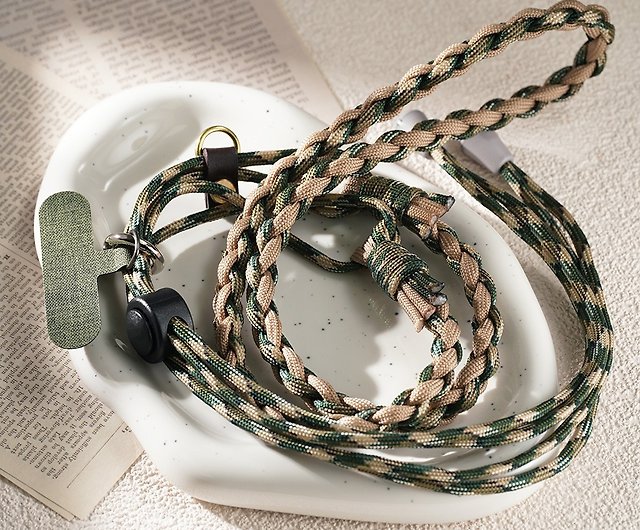 Adjustable and Multifunctional] Braided Paracord Strap Lanyard