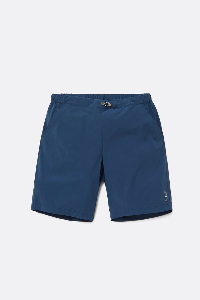 【Rab】Men's Momentum Shorts 男 風暴藍 - 男運動褲/機能褲 - 聚酯纖維 藍色