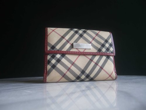 OLD-TIME] Early second-hand old bag BURBERRY long wallet - Shop OLD-TIME  Vintage & Classic & Deco Wallets - Pinkoi