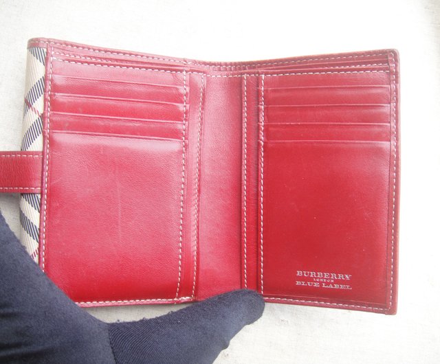 OLD-TIME] Early second-hand old bag BURBERRY long wallet - Shop OLD-TIME  Vintage & Classic & Deco Wallets - Pinkoi