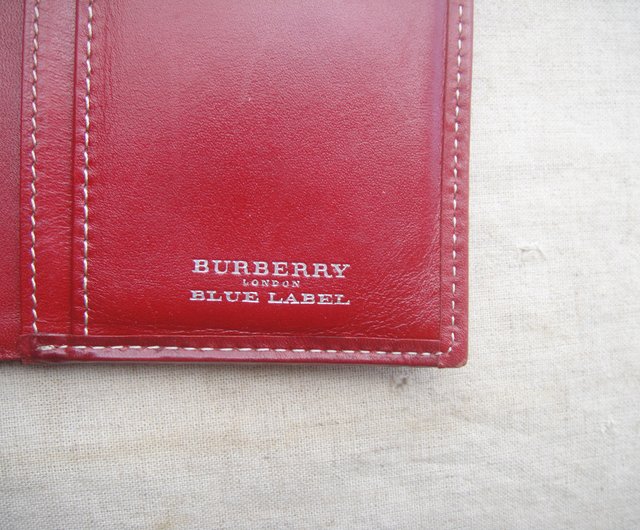 OLD-TIME] Early second-hand old bag BURBERRY short wallet - Shop OLD-TIME  Vintage & Classic & Deco Wallets - Pinkoi