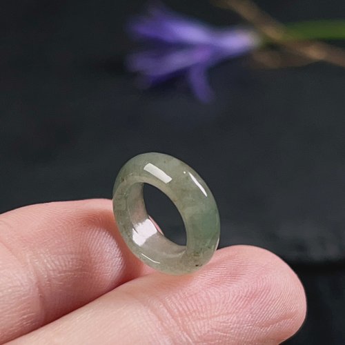 瓔珞翡翠 冰種翡翠戒指尾戒 | 天然緬甸玉翡翠A貨 | 送禮